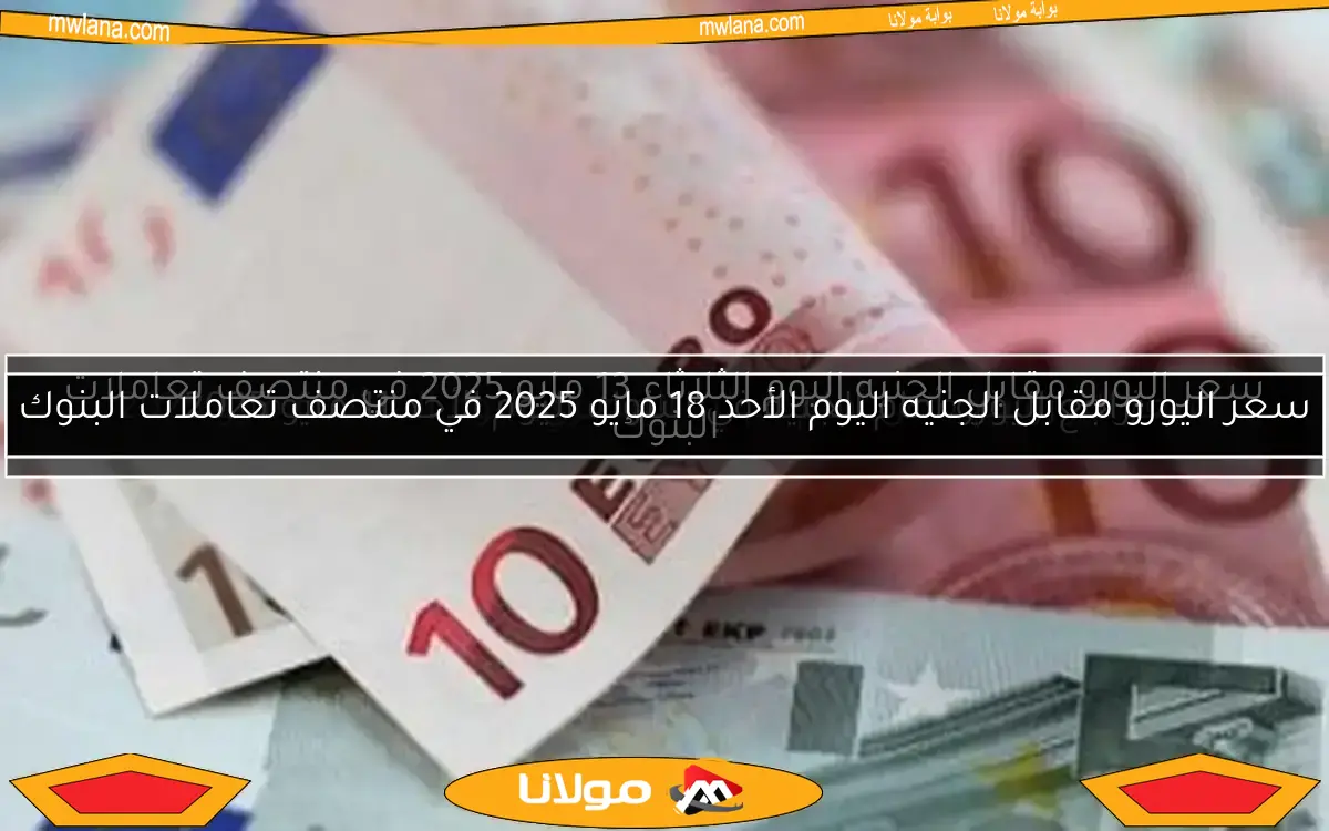 سعر اليورو ينخفض أمام الجنيه المصري اليوم الثلاثاء 6 مايو 2025