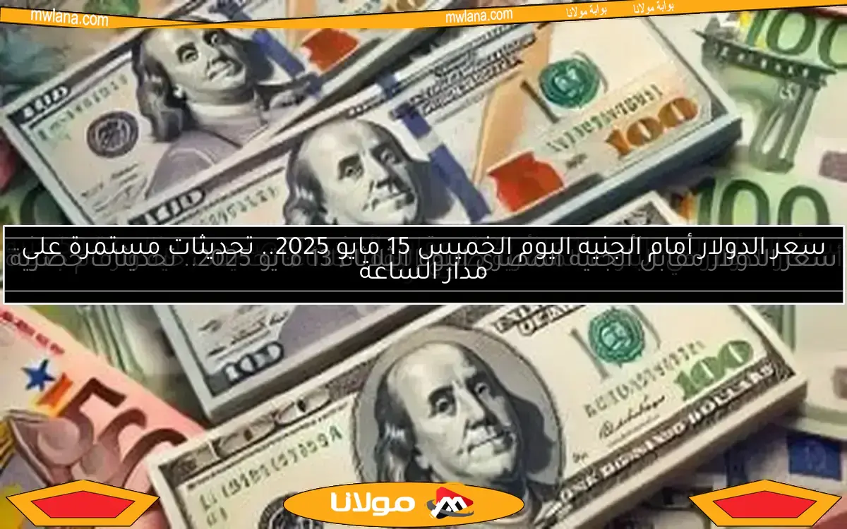 سعر الدولار مقابل الجنيه المصري اليوم الثلاثاء 13 مايو 2025.. تحديثات حصرية