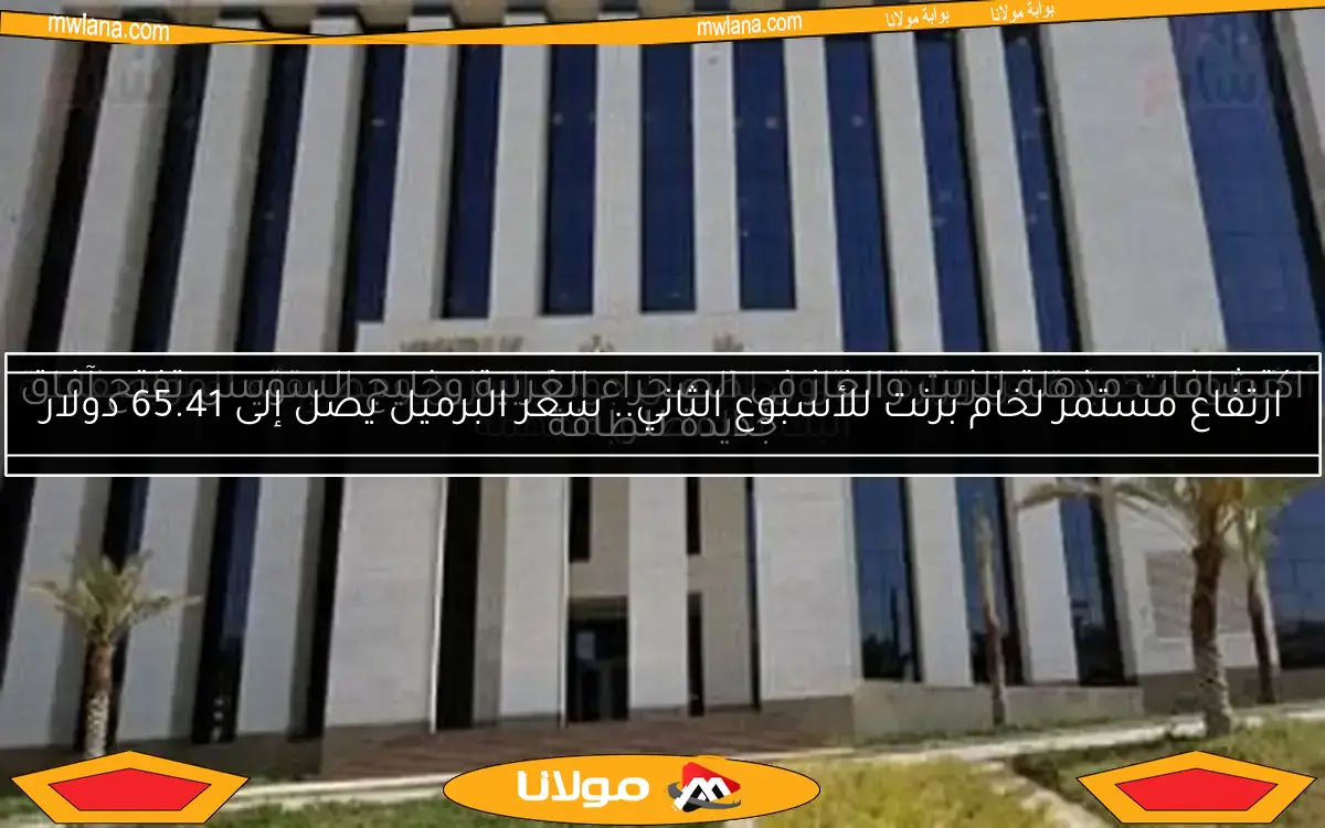 ارتفاع مستمر لخام برنت للأسبوع الثاني.. سعر البرميل يصل إلى 65.41 دولار