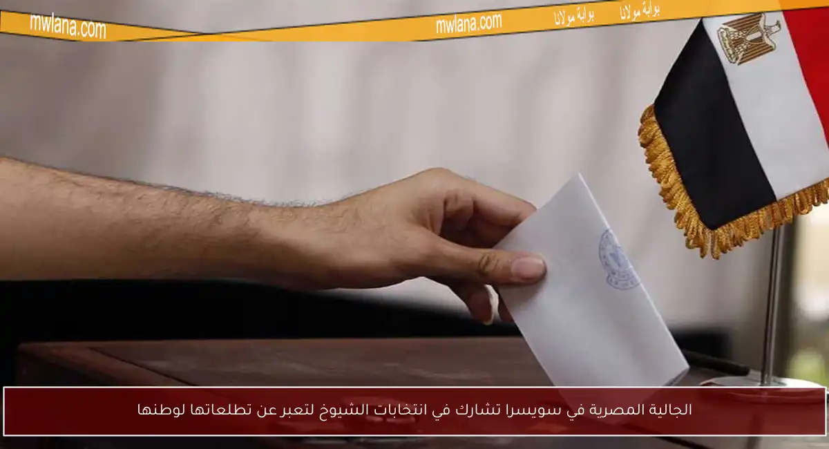 الجالية المصرية في سويسرا تشارك في انتخابات الشيوخ لتعبر عن تطلعاتها لوطنها