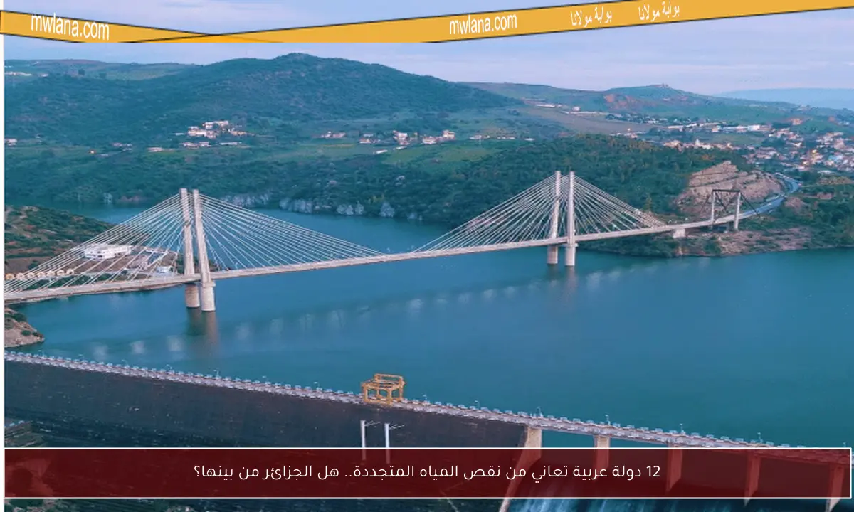 12 دولة عربية تعاني من نقص المياه المتجددة.. هل الجزائر من بينها؟