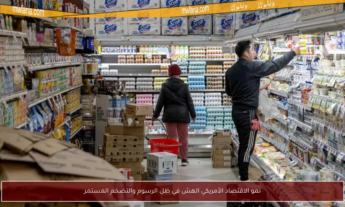 نمو الاقتصاد الأمريكي الهش في ظل الرسوم والتضخم المستمر