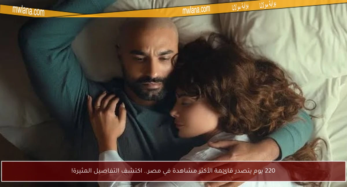 220 يوم يتصدر قائمة الأكثر مشاهدة في مصر.. اكتشف التفاصيل المثيرة!