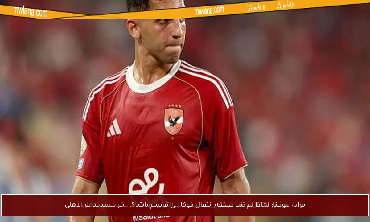 بوابة مولانا: لماذا لم تتم صفقة انتقال كوكا إلى قاسم باشا؟.. آخر مستجدات الأهلي
