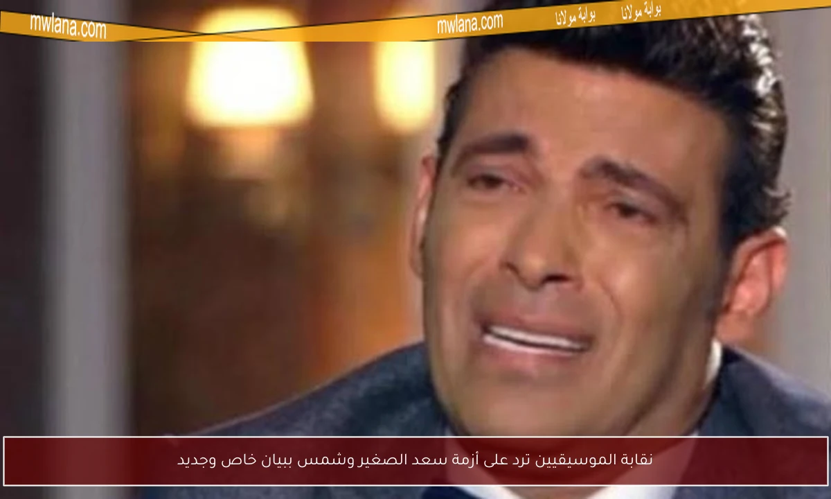 نقابة الموسيقيين ترد على أزمة سعد الصغير وشمس ببيان خاص وجديد