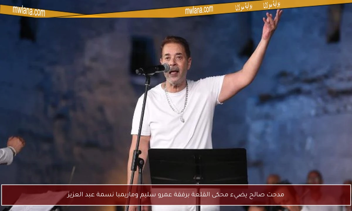 مدحت صالح يضيء محكى القلعة برفقة عمرو سليم وماريمبا نسمة عبد العزيز