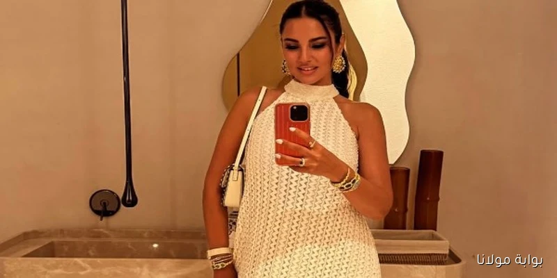 درة تتألق بفستان أبيض جميل على إنستجرام وتجذب الأنظار