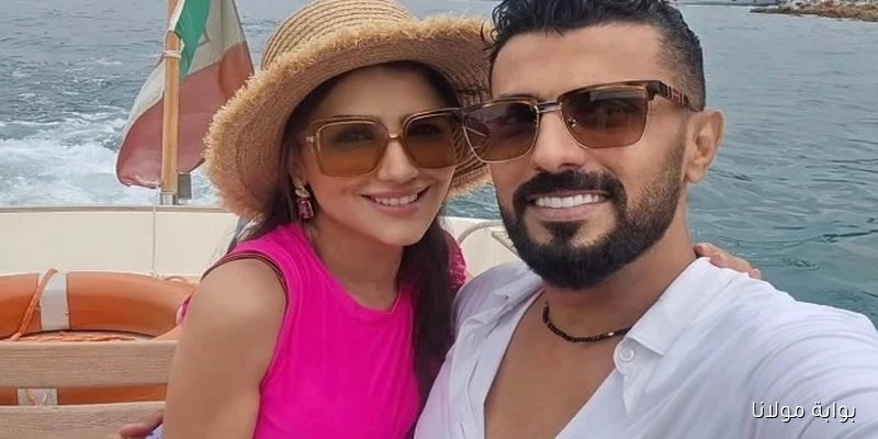 مي عمر تحتفل بعيد ميلاد محمد سامي برسالة رومانسية وصور مميزة