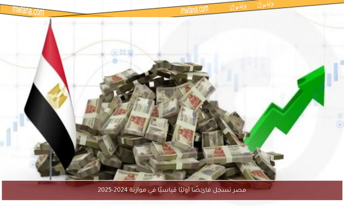 مصر تسجل فائضًا أوليًا قياسيًا في موازنة 2024-2025