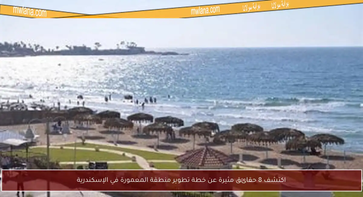 اكتشف 8 حقائق مثيرة عن خطة تطوير منطقة المعمورة في الإسكندرية