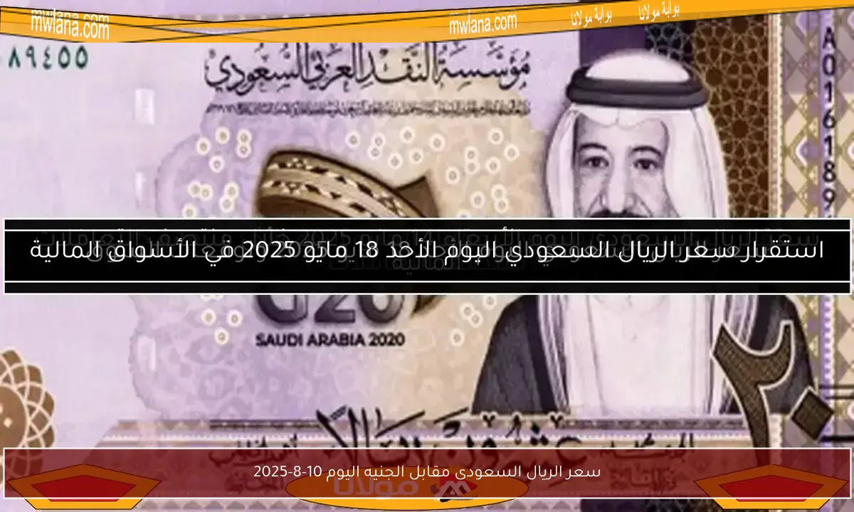 سعر الريال السعودى مقابل الجنيه اليوم 10-8-2025