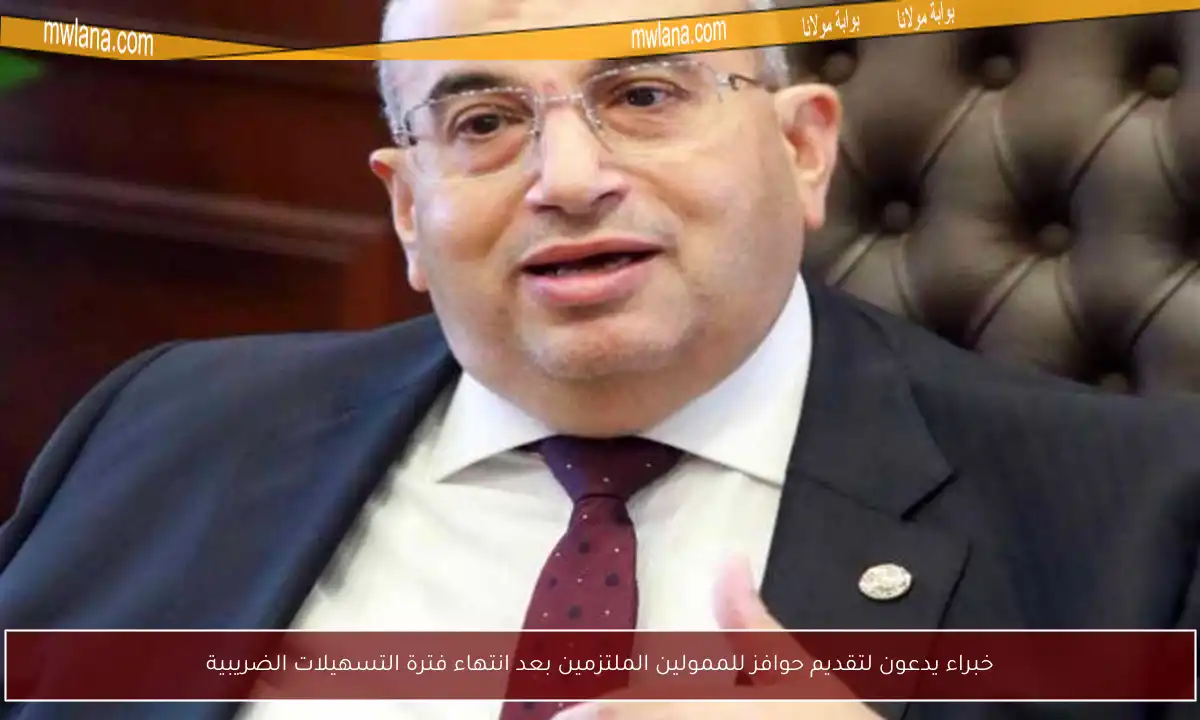 خبراء يدعون لتقديم حوافز للممولين الملتزمين بعد انتهاء فترة التسهيلات الضريبية