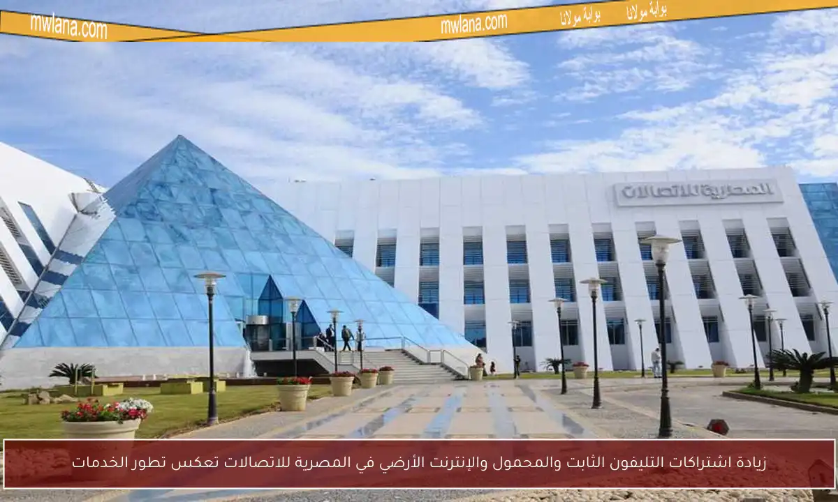 زيادة اشتراكات التليفون الثابت والمحمول والإنترنت الأرضي في المصرية للاتصالات تعكس تطور الخدمات