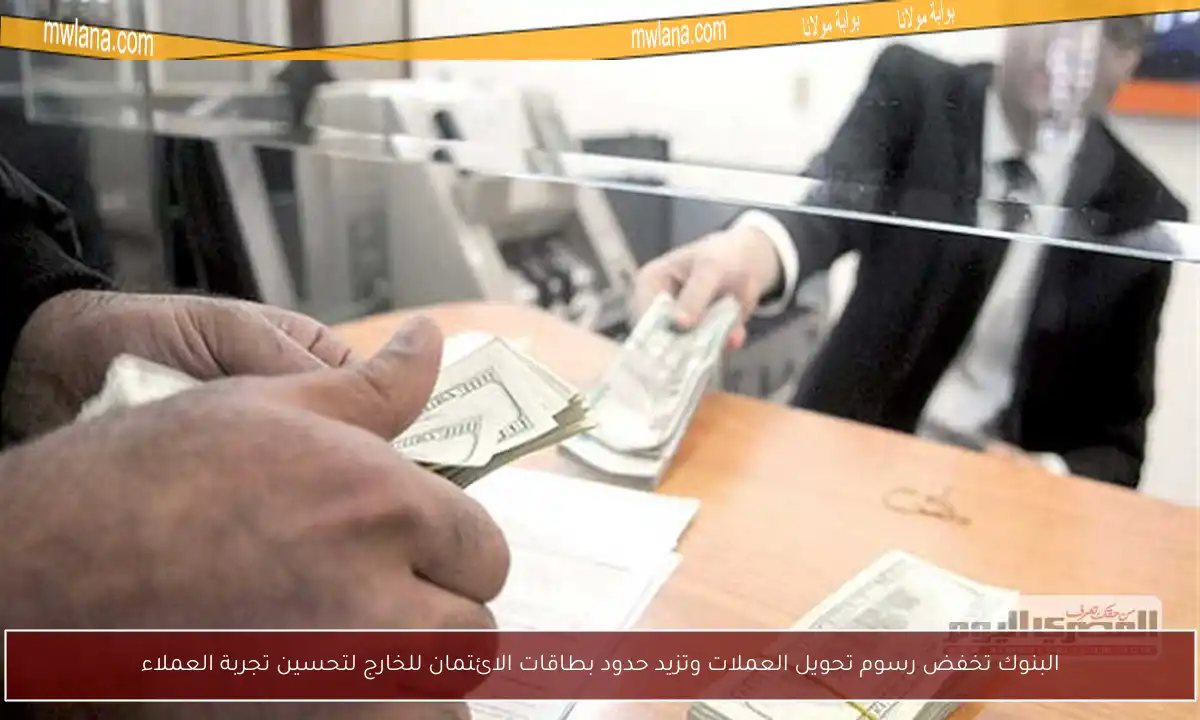 البنوك تخفض رسوم تحويل العملات وتزيد حدود بطاقات الائتمان للخارج لتحسين تجربة العملاء