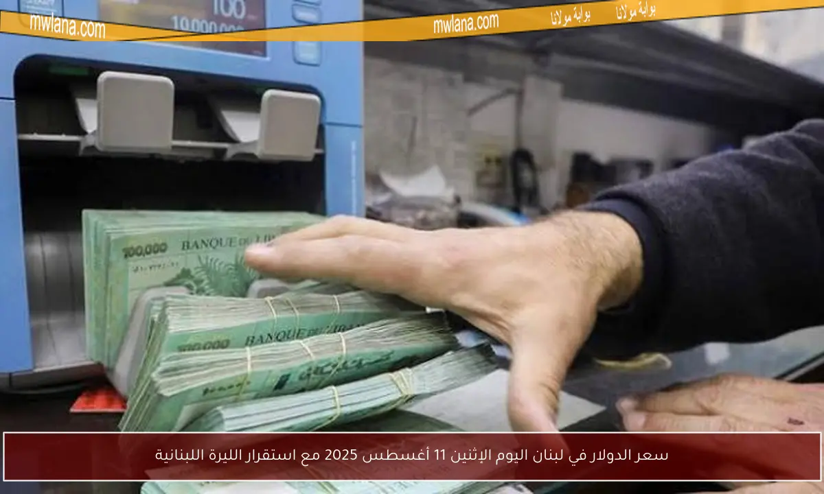 سعر الدولار في لبنان اليوم الإثنين 11 أغسطس 2025 مع استقرار الليرة اللبنانية
