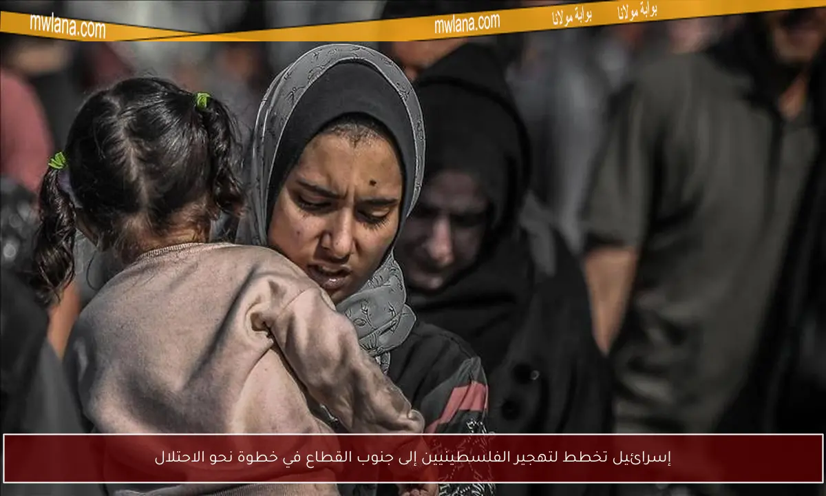 إسرائيل تخطط لتهجير الفلسطينيين إلى جنوب القطاع في خطوة نحو الاحتلال