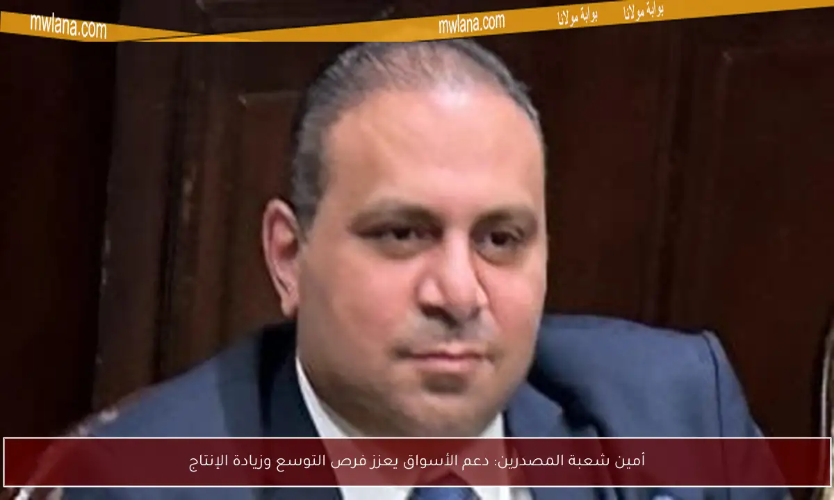 أمين شعبة المصدرين: دعم الأسواق يعزز فرص التوسع وزيادة الإنتاج
