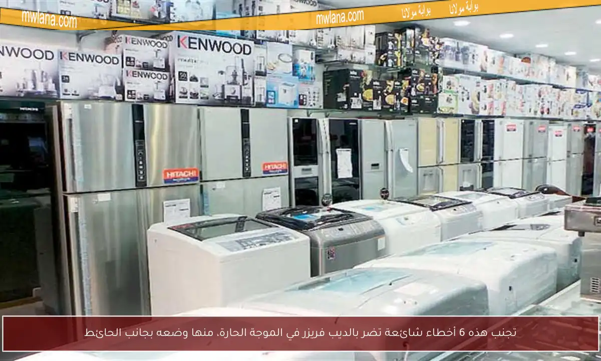 تجنب هذه 6 أخطاء شائعة تضر بالديب فريزر في الموجة الحارة، منها وضعه بجانب الحائط