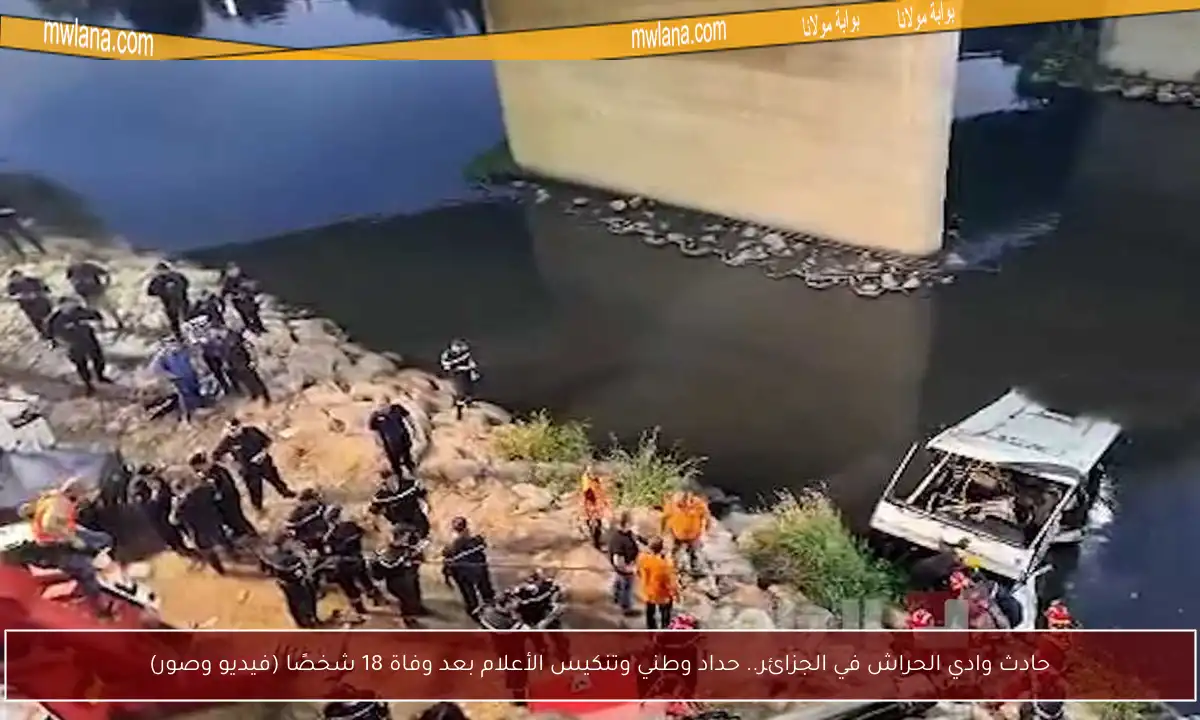 حادث وادي الحراش في الجزائر.. حداد وطني وتنكيس الأعلام بعد وفاة 18 شخصًا (فيديو وصور)