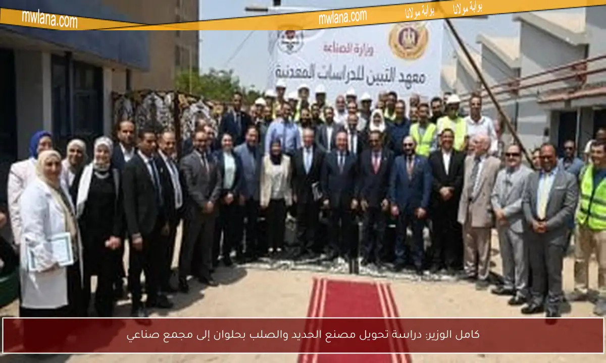كامل الوزير: دراسة تحويل مصنع الحديد والصلب بحلوان إلى مجمع صناعي