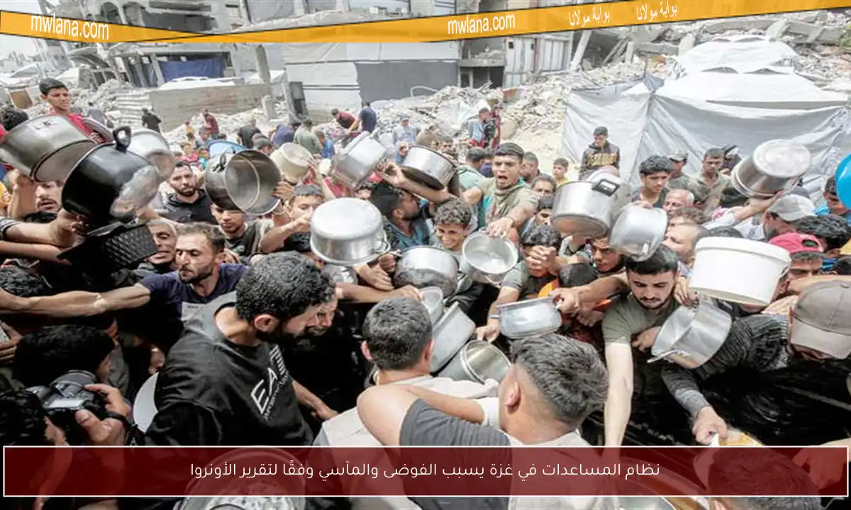 نظام المساعدات في غزة يسبب الفوضى والمآسي وفقًا لتقرير الأونروا
