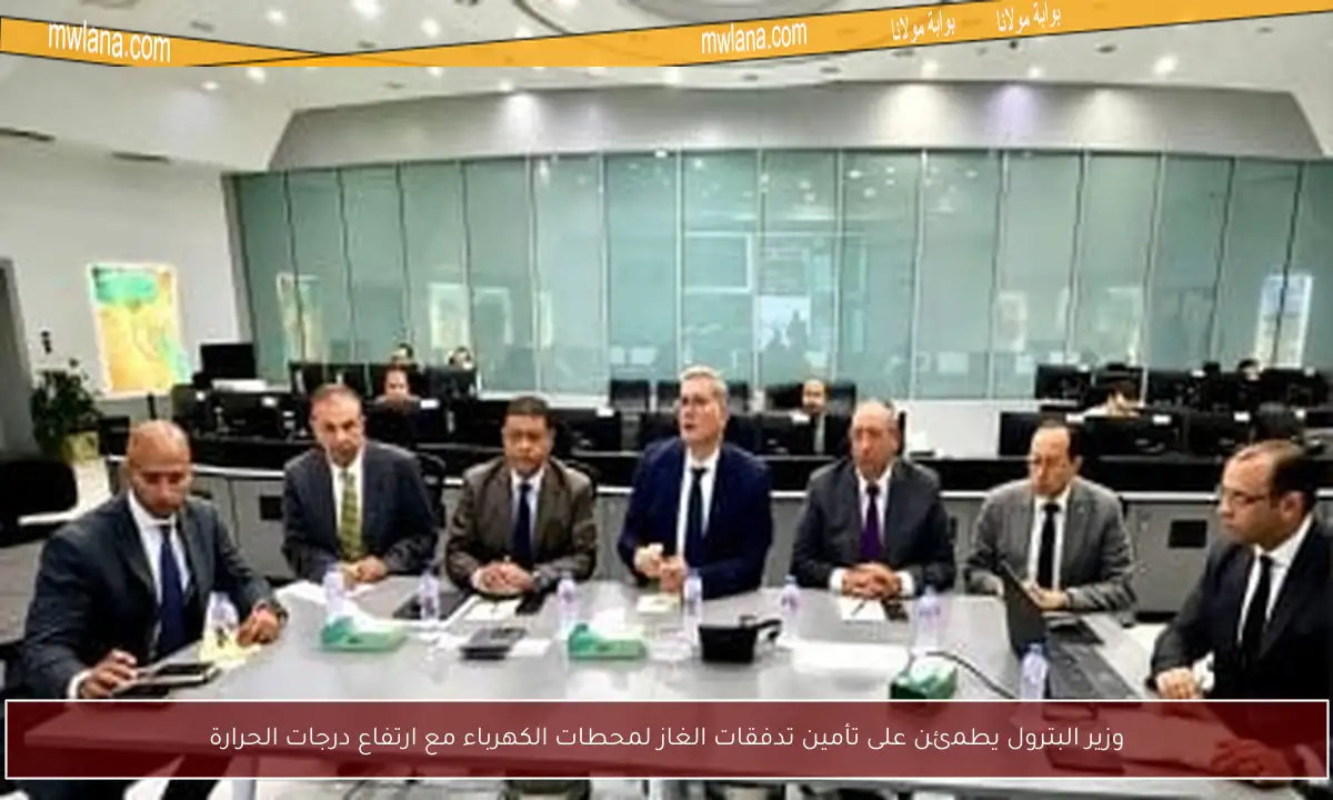 وزير البترول يطمئن على تأمين تدفقات الغاز لمحطات الكهرباء مع ارتفاع درجات الحرارة