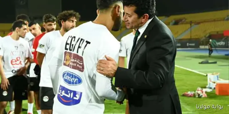وزير الرياضة يتابع تدريبات المنتخب الوطني قبل مواجهة إثيوبيا في تصفيات كأس العالم (صور)